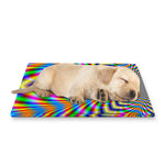 Octagonal Psychedelic Optical Illusion Pet Cooling Mat Cover