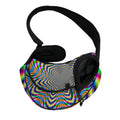 Octagonal Psychedelic Optical Illusion Pet Sling Carrier