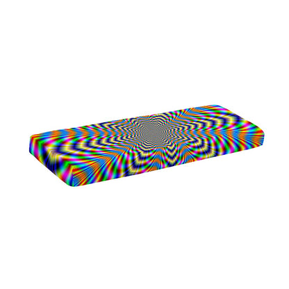 Octagonal Psychedelic Optical Illusion Piano Keyboard Cover
