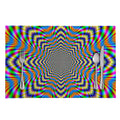 Octagonal Psychedelic Optical Illusion Placemat
