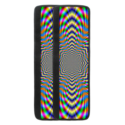 Octagonal Psychedelic Optical Illusion Refrigerator Handle Covers