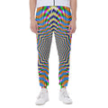 Octagonal Psychedelic Optical Illusion Joggers