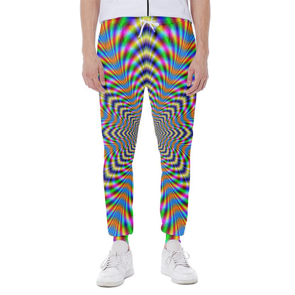 Octagonal Psychedelic Optical Illusion Scuba Joggers