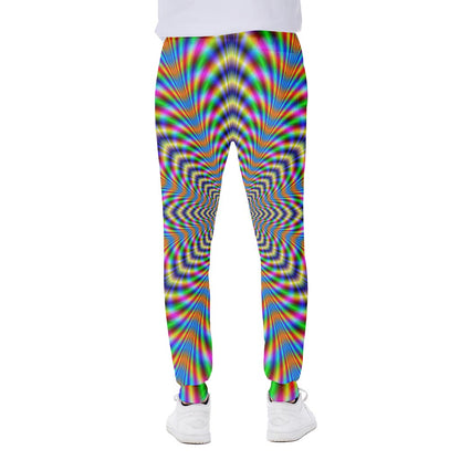Octagonal Psychedelic Optical Illusion Scuba Joggers