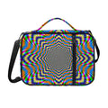 Octagonal Psychedelic Optical Illusion Shoulder Strap Bible Bag