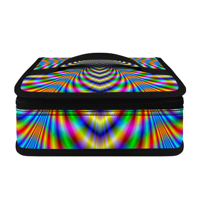 Octagonal Psychedelic Optical Illusion Small Lunch Bag