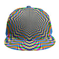 Octagonal Psychedelic Optical Illusion Snapback Cap