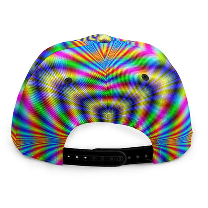 Octagonal Psychedelic Optical Illusion Snapback Cap