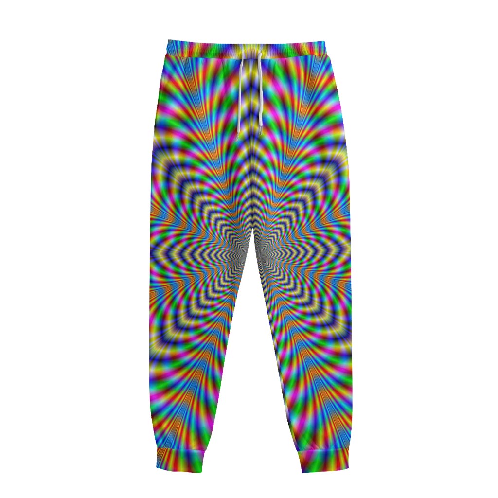 Octagonal Psychedelic Optical Illusion Sweatpants