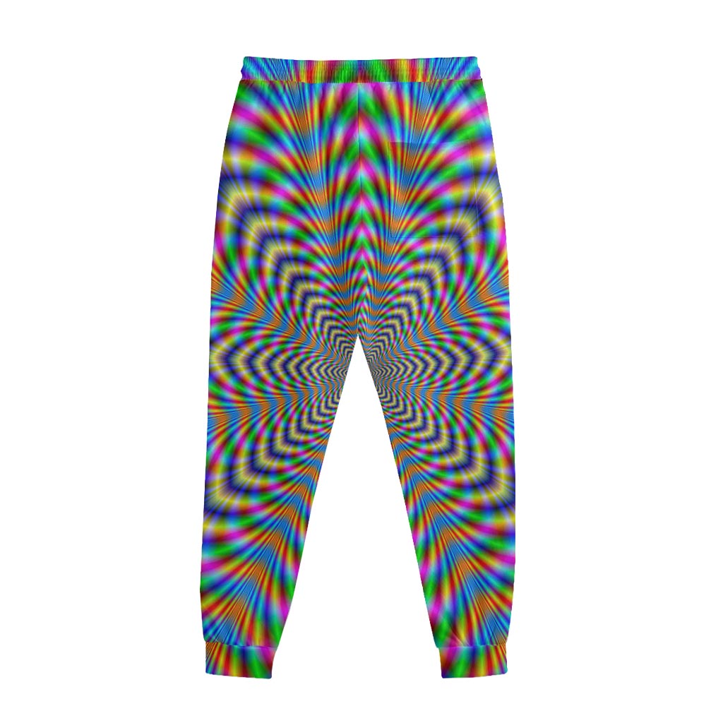 Octagonal Psychedelic Optical Illusion Sweatpants