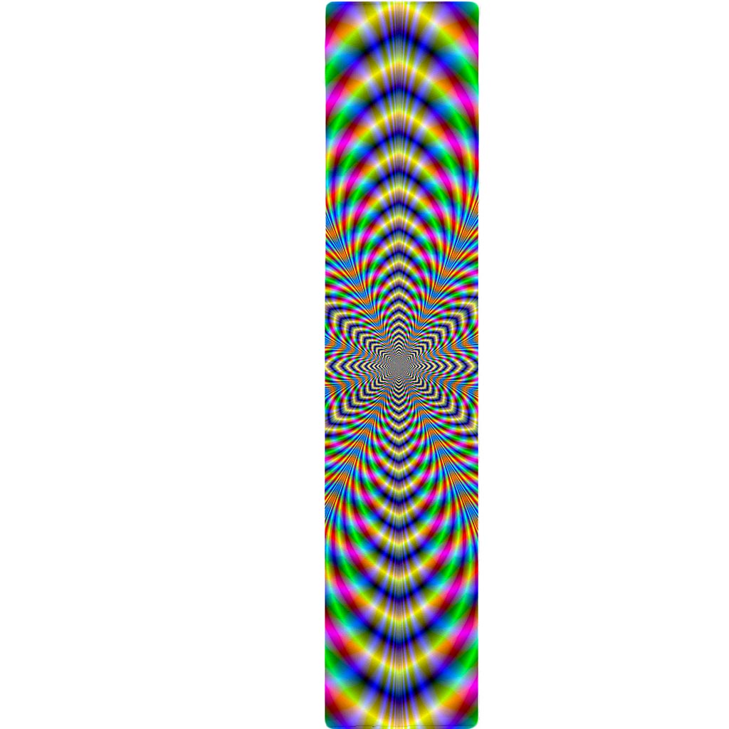 Octagonal Psychedelic Optical Illusion Table Runner