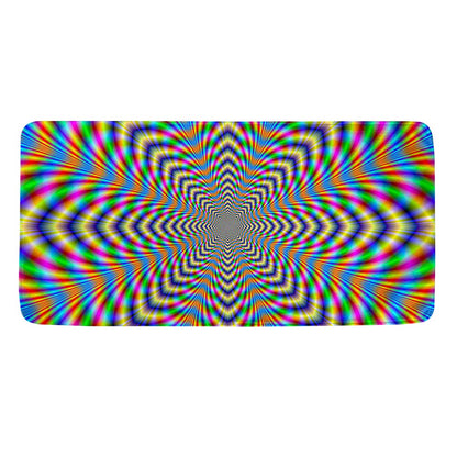 Octagonal Psychedelic Optical Illusion Towel