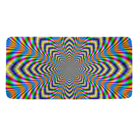 Octagonal Psychedelic Optical Illusion Towel