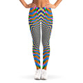 Octagonal Psychedelic Optical Illusion Women's Leggings