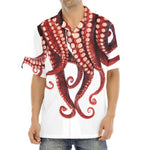 Octopus Tentacles Print Aloha Shirt