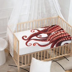 Octopus Tentacles Print Baby Crib Sheet
