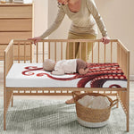 Octopus Tentacles Print Baby Crib Sheet