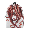 Octopus Tentacles Print School Backpack