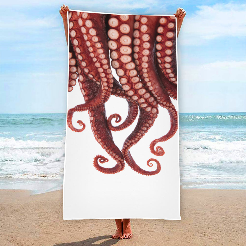 Octopus Tentacles Print Beach Towel