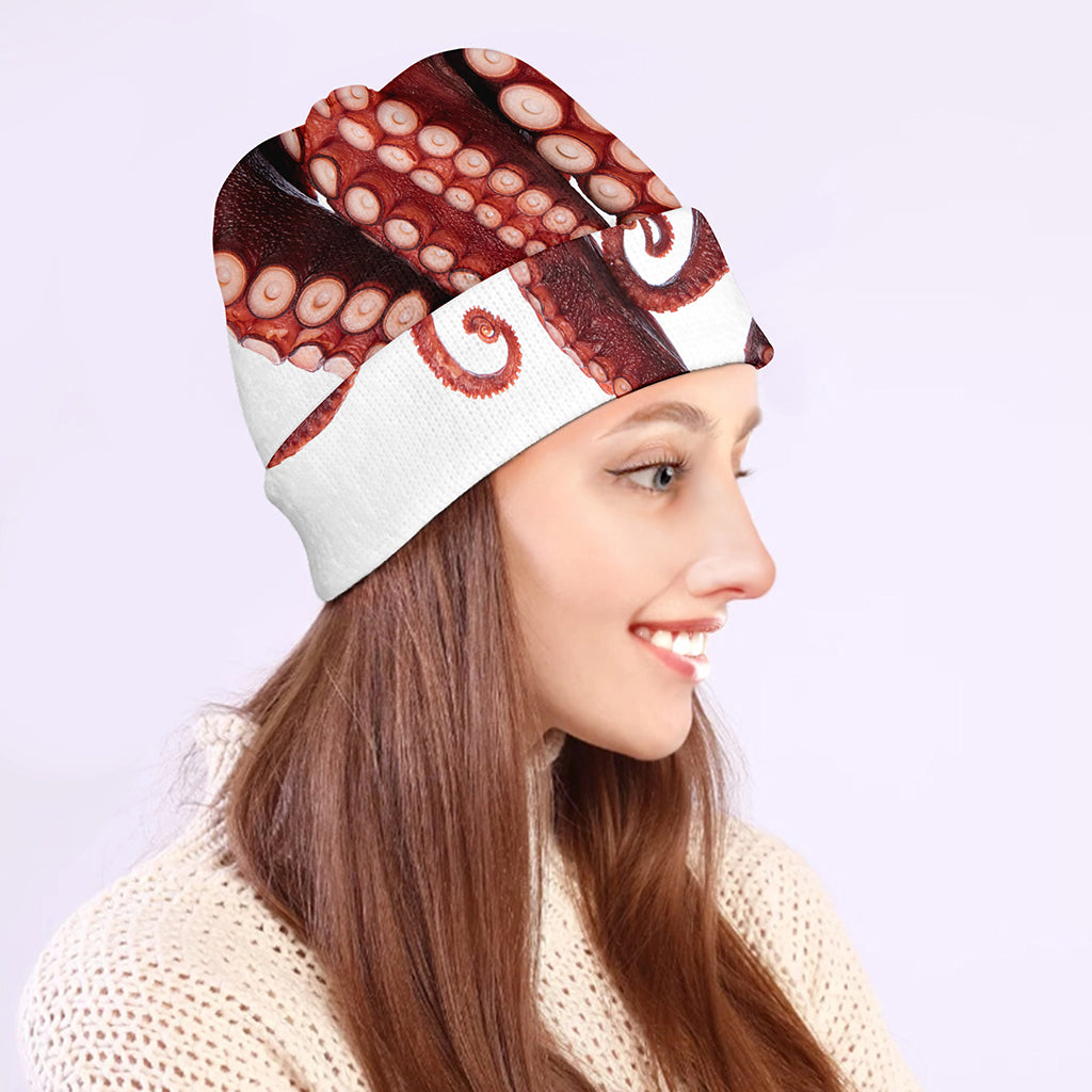 Octopus Tentacles Print Beanie