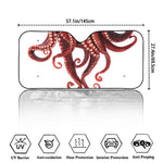 Octopus Tentacles Print Car Windshield Sun Shade