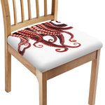 Octopus Tentacles Print Chair Cushion Cover