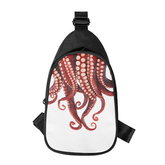 Octopus Tentacles Print Chest Bag