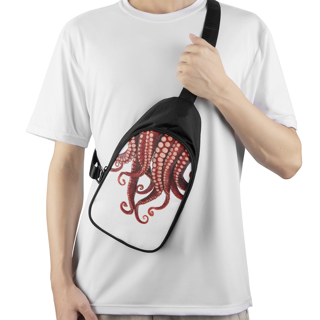 Octopus Tentacles Print Chest Bag