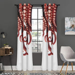 Octopus Tentacles Print Curtain