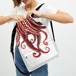 Octopus Tentacles Print Drawstring Backpack