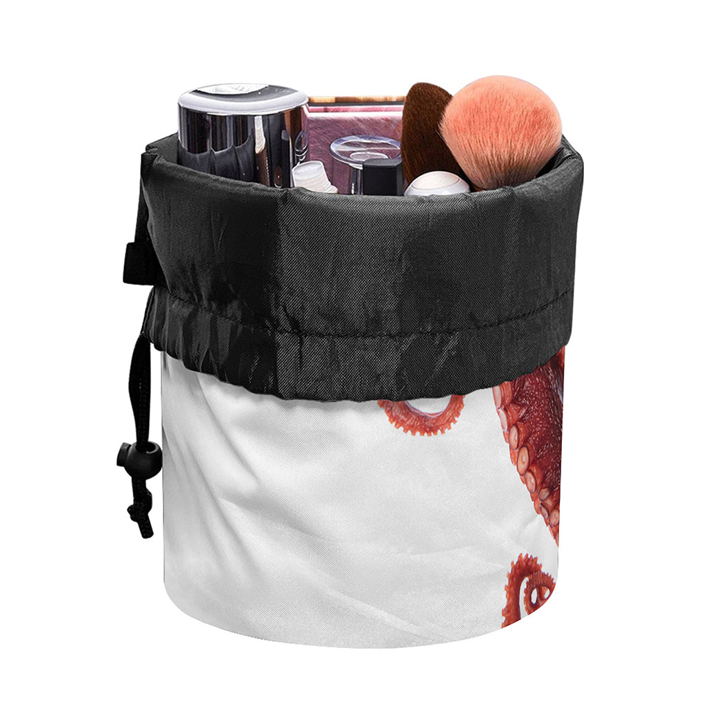 Octopus Tentacles Print Drawstring Makeup Bag