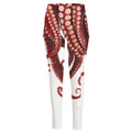Octopus Tentacles Print High-Waisted Pocket Leggings
