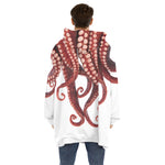 Octopus Tentacles Print Hoodie Blanket