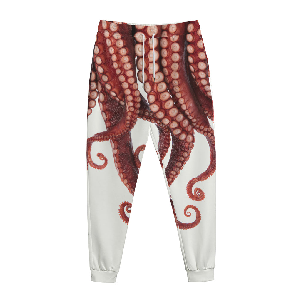 Octopus Tentacles Print Jogger Pants