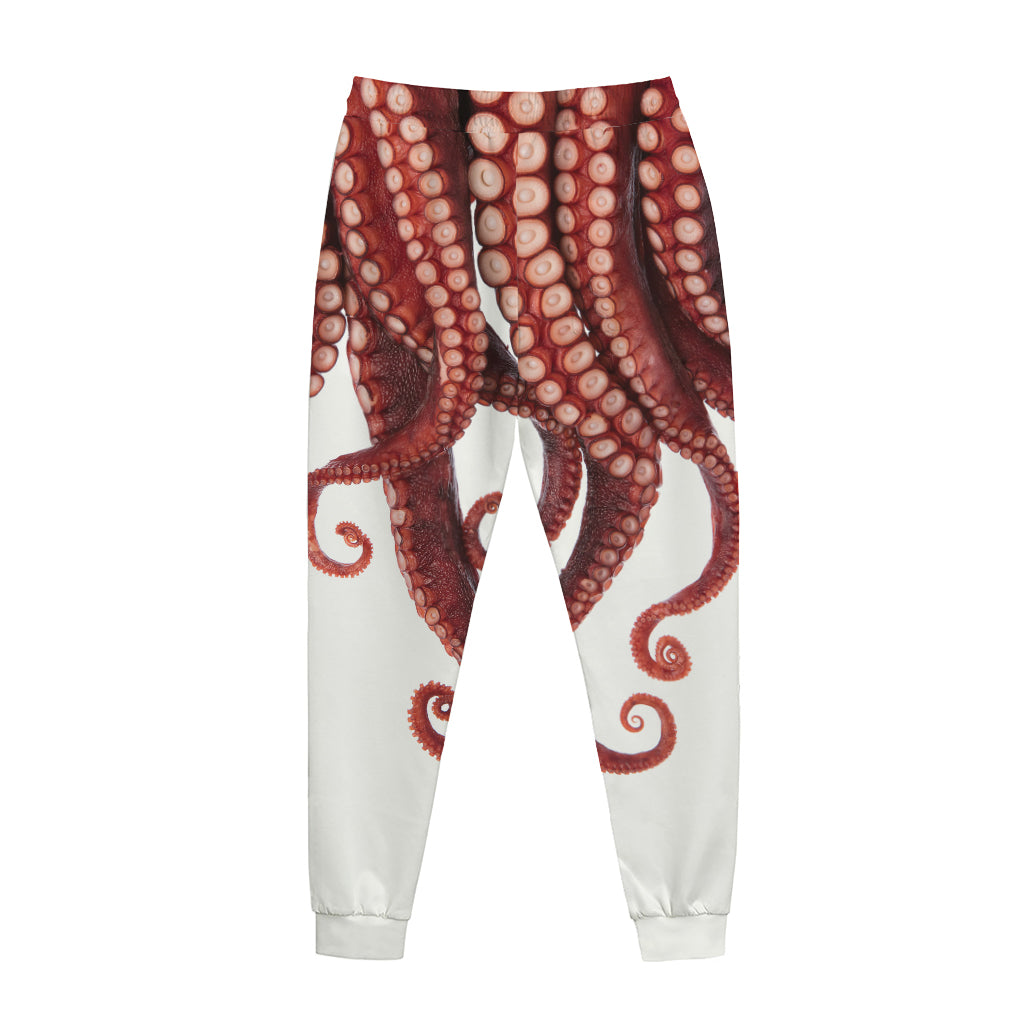 Octopus Tentacles Print Jogger Pants