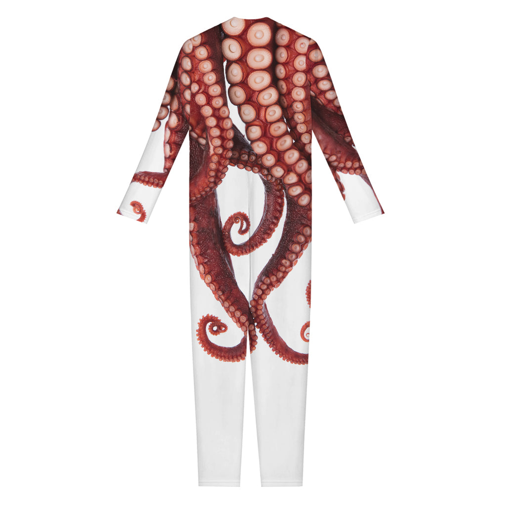 Octopus Tentacles Print Jumpsuit