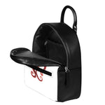 Octopus Tentacles Print Leather Backpack