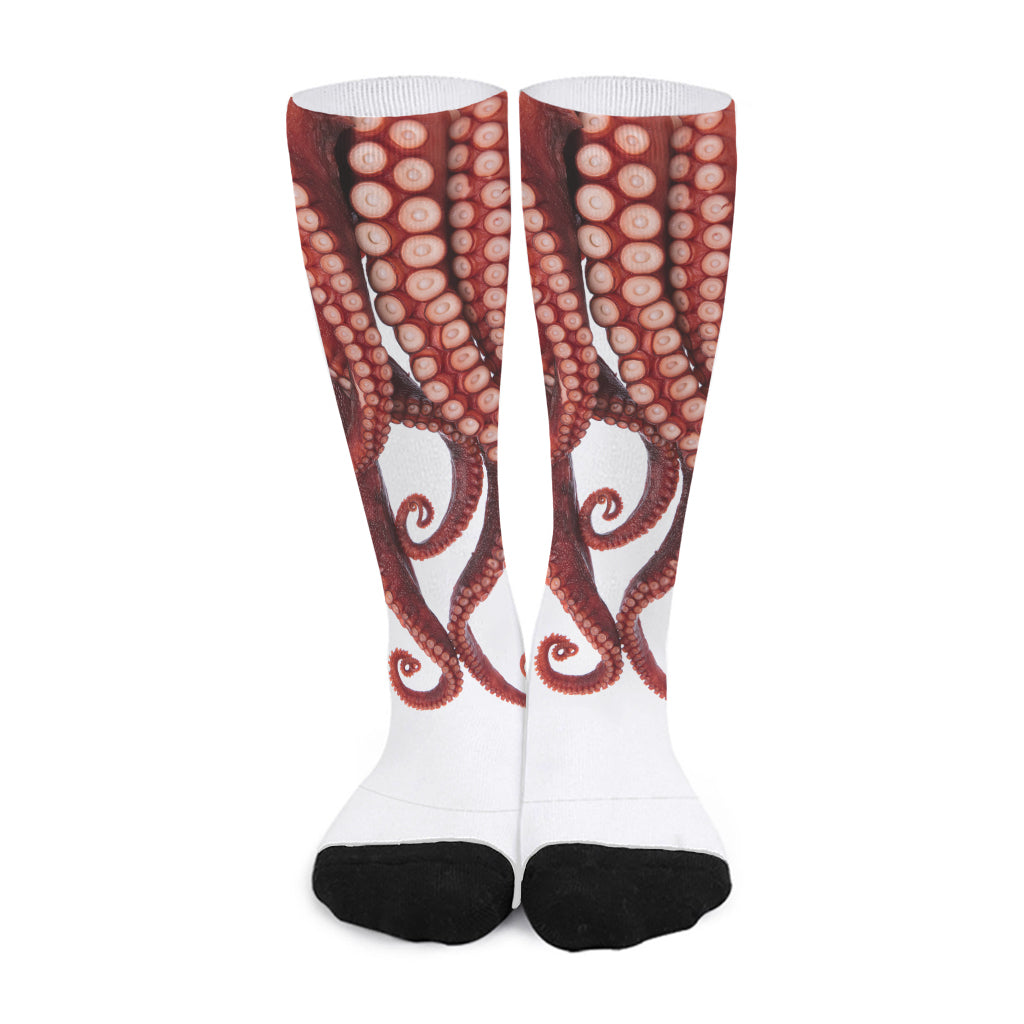 Octopus Tentacles Print Long Socks