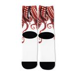 Octopus Tentacles Print Long Socks