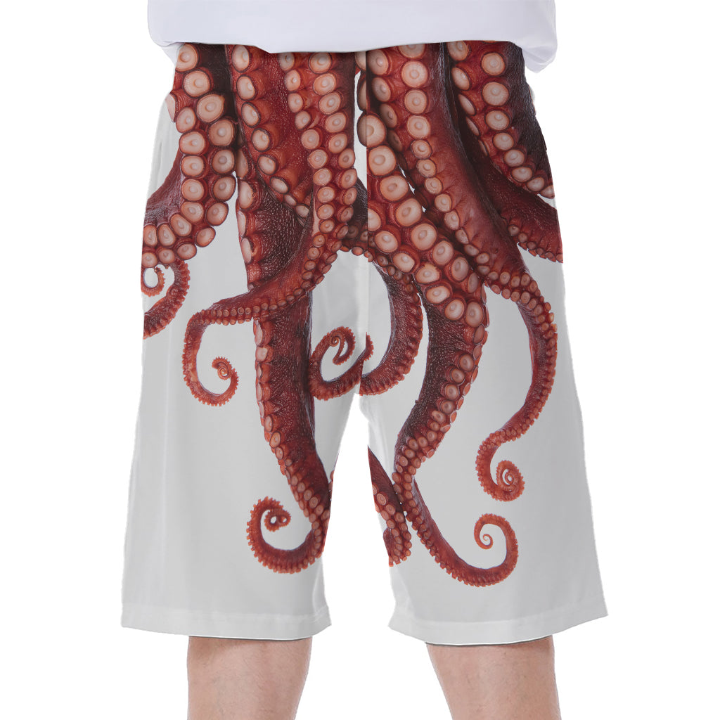 Octopus Tentacles Print Men's Beach Shorts