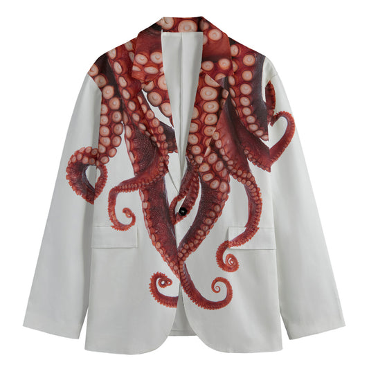 Octopus Tentacles Print Men's Blazer