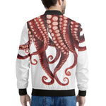 Octopus Tentacles Print Men's Bomber Jacket