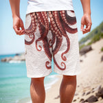 Octopus Tentacles Print Men's Cargo Shorts