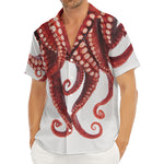 Octopus Tentacles Print Men's Deep V-Neck Shirt