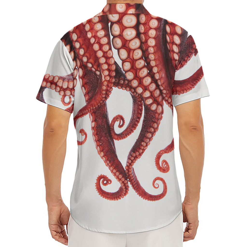 Octopus Tentacles Print Men's Deep V-Neck Shirt
