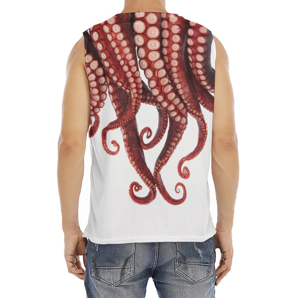 Octopus Tentacles Print Men's Fitness Tank Top
