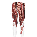 Octopus Tentacles Print Men's Leggings
