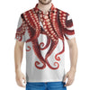 Octopus Tentacles Print Men's Polo Shirt