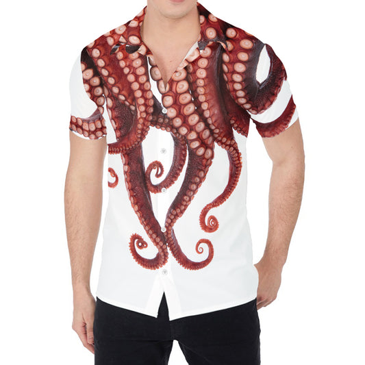 Octopus Tentacles Print Men's Shirt