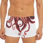 Octopus Tentacles Print Men's Short Boxer Briefs
